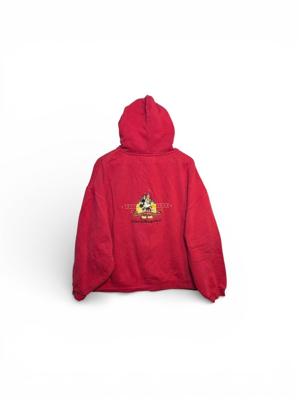 Walt Disney World 50th Anniversary Red Hoodie, Size XXL - Picture 4 of 10